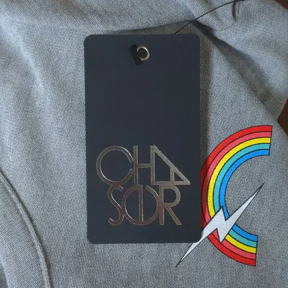 Chaser Rainbow Bolt Cozy Pullover - Size S - NWT - Picture 8 of 11